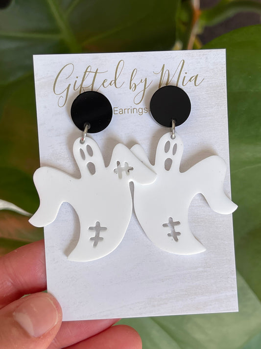 novelty ghost earrings