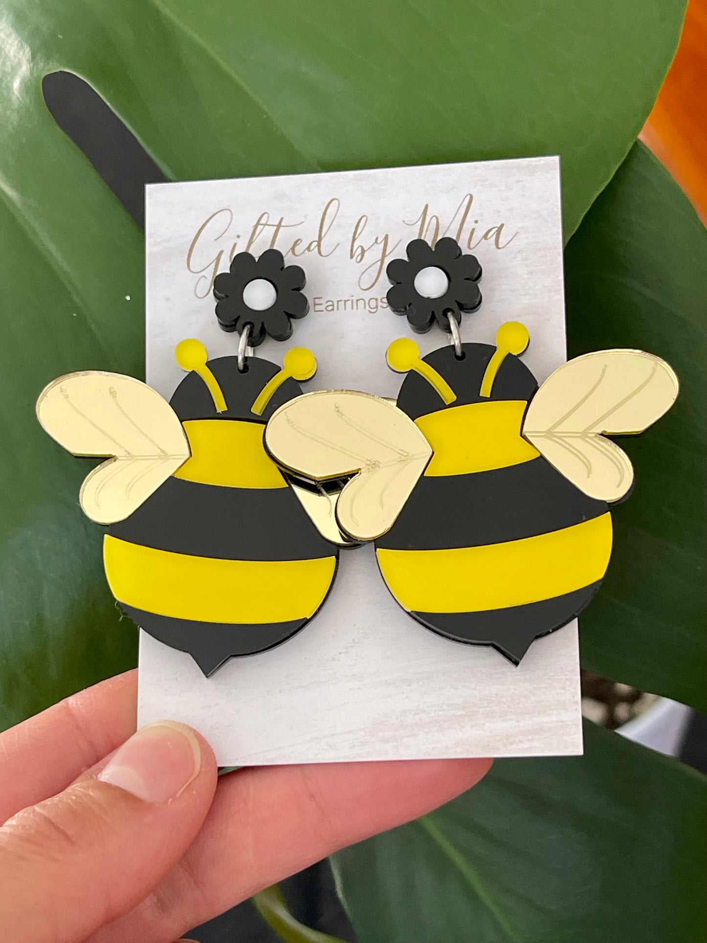 bumble bee earrings