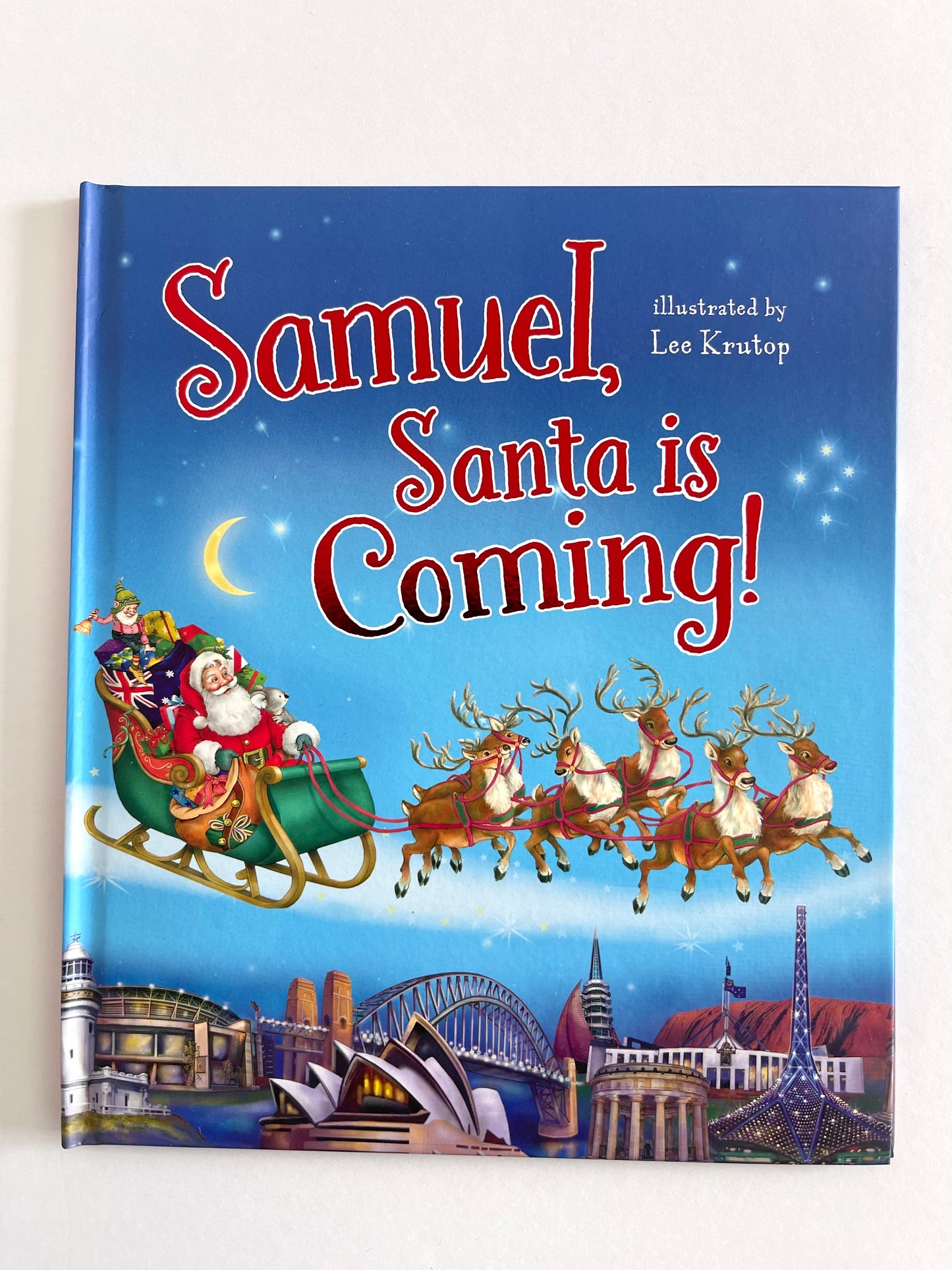  kids personalised Christmas story book