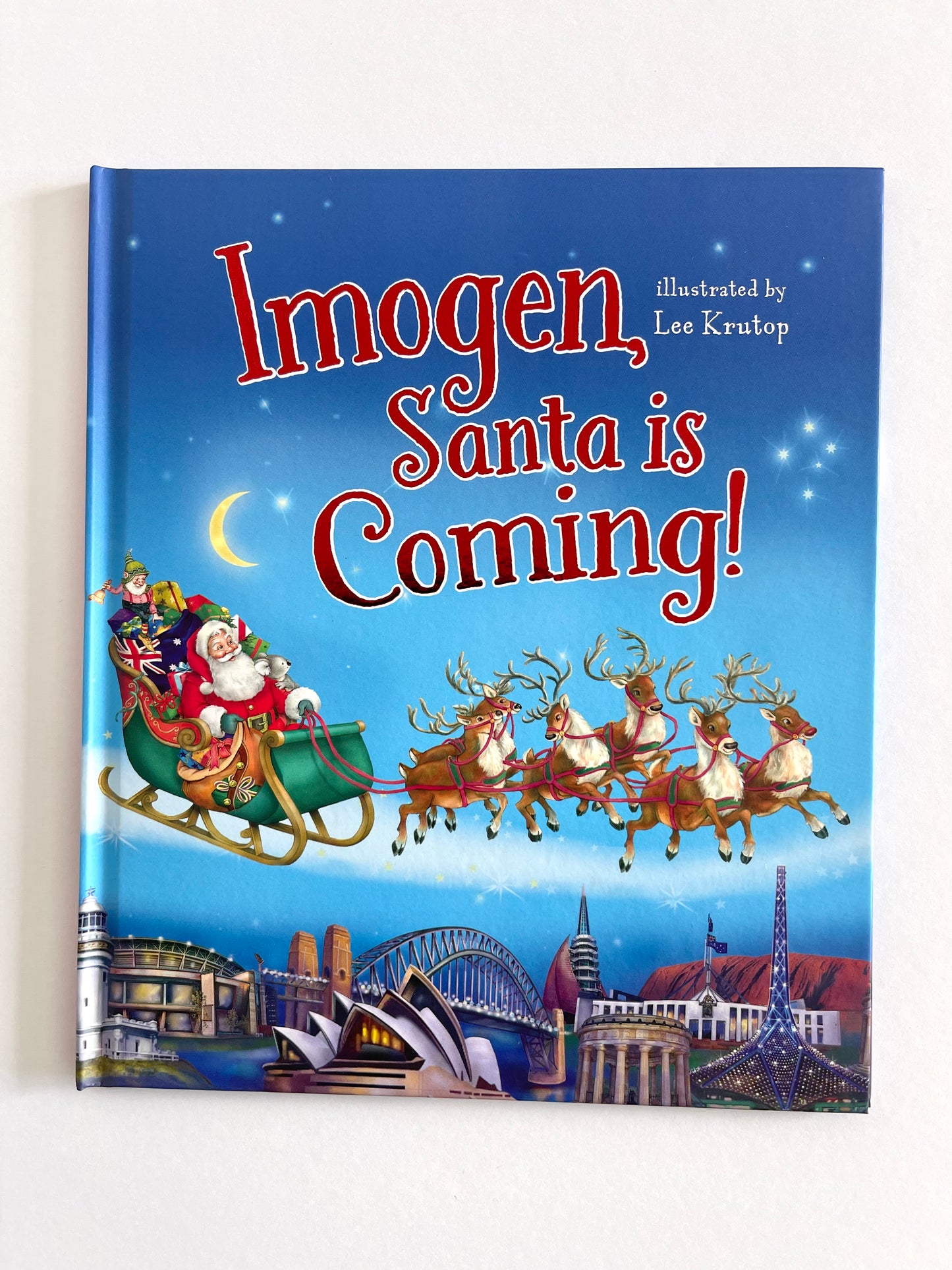  kids personalised Christmas story book